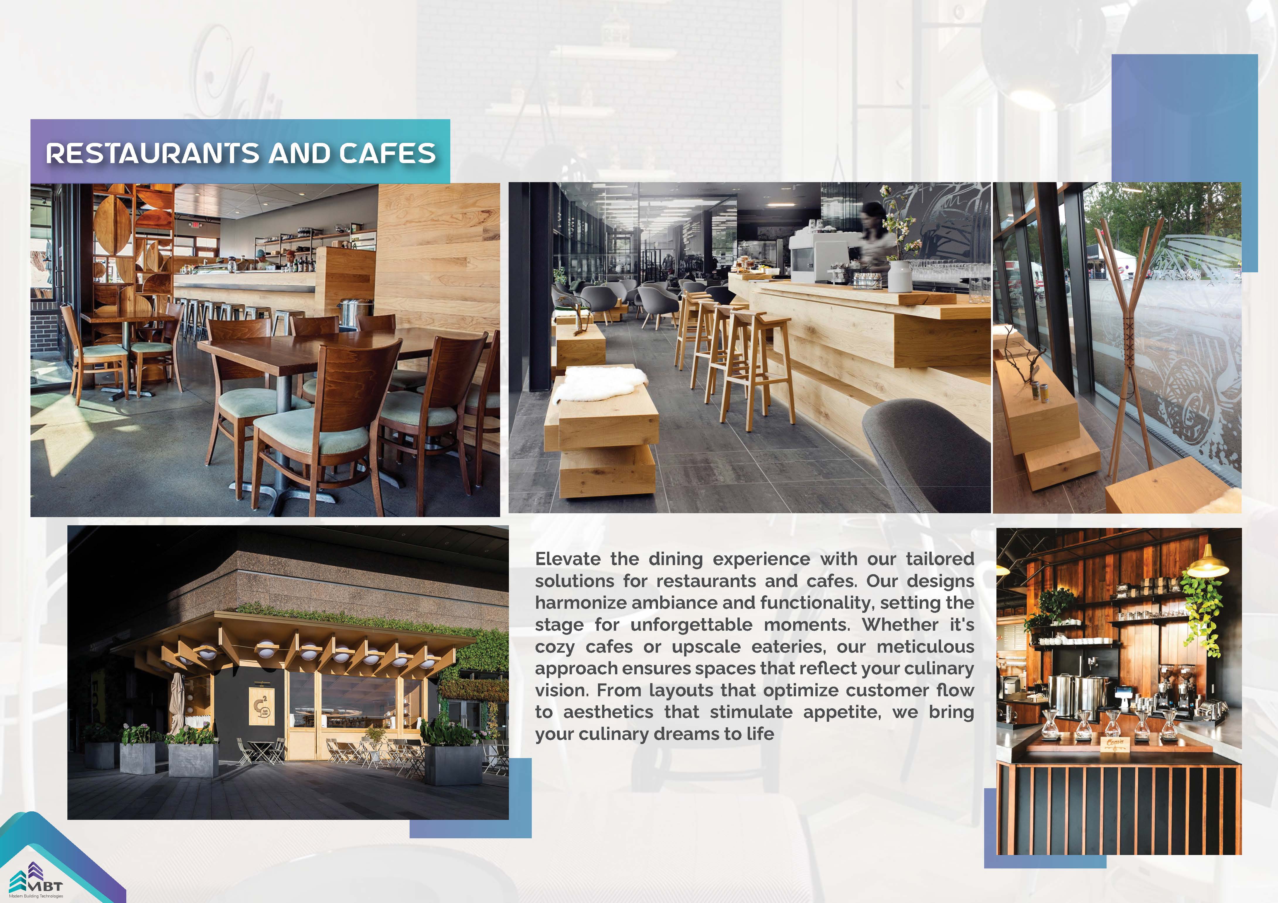 mbt fit out commercial restuarent and cafe