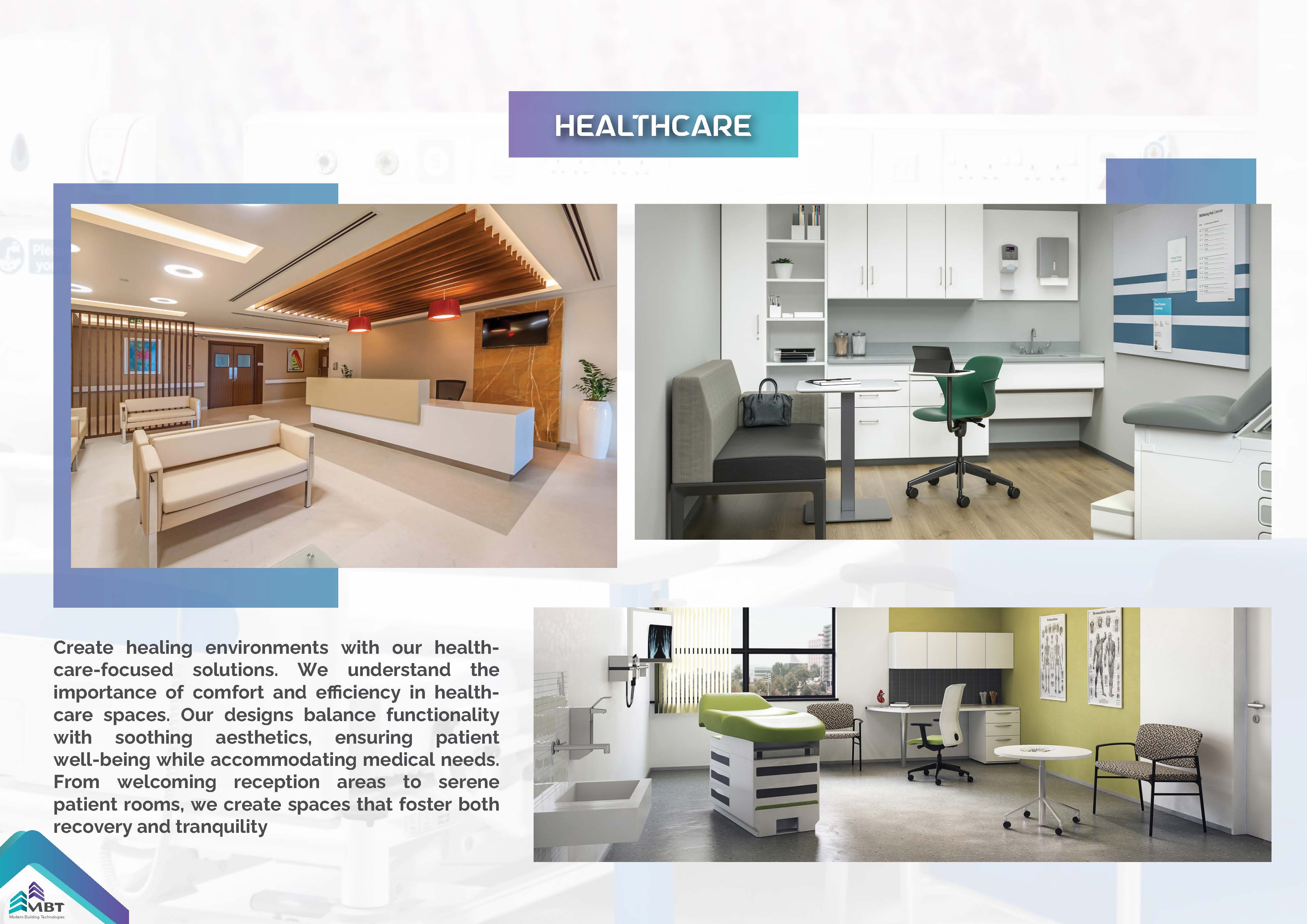 mbt fit out commercial healthcare